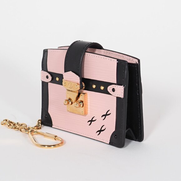 Louis Vuitton Epi Trunk Multicartes Pink Leather Card Holder Pouch - Picture 2 of 13